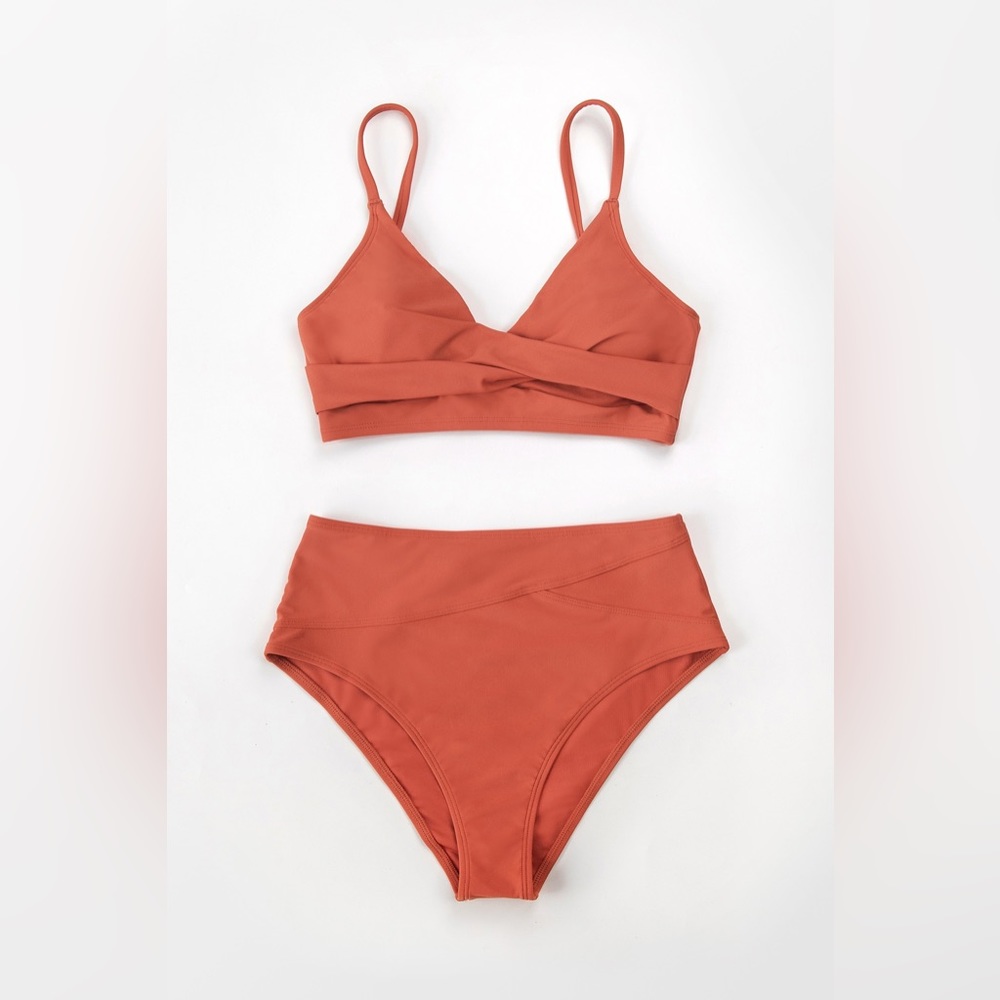 M, Red, Cupshe Bikini